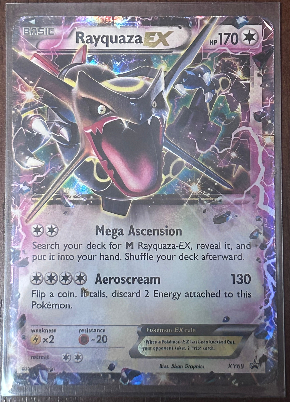 Rayquaza ex Shiny (Damaged)