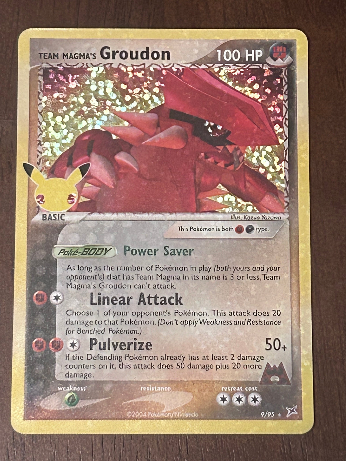 Team magma groudon (Near mint)