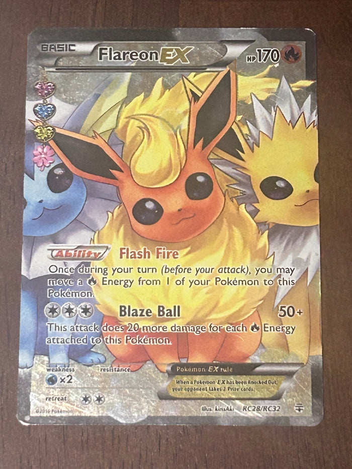 Flareon EX (Full Art) (Heavily played)