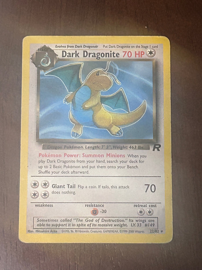 Dark Dragonite (22) (Heavily played)