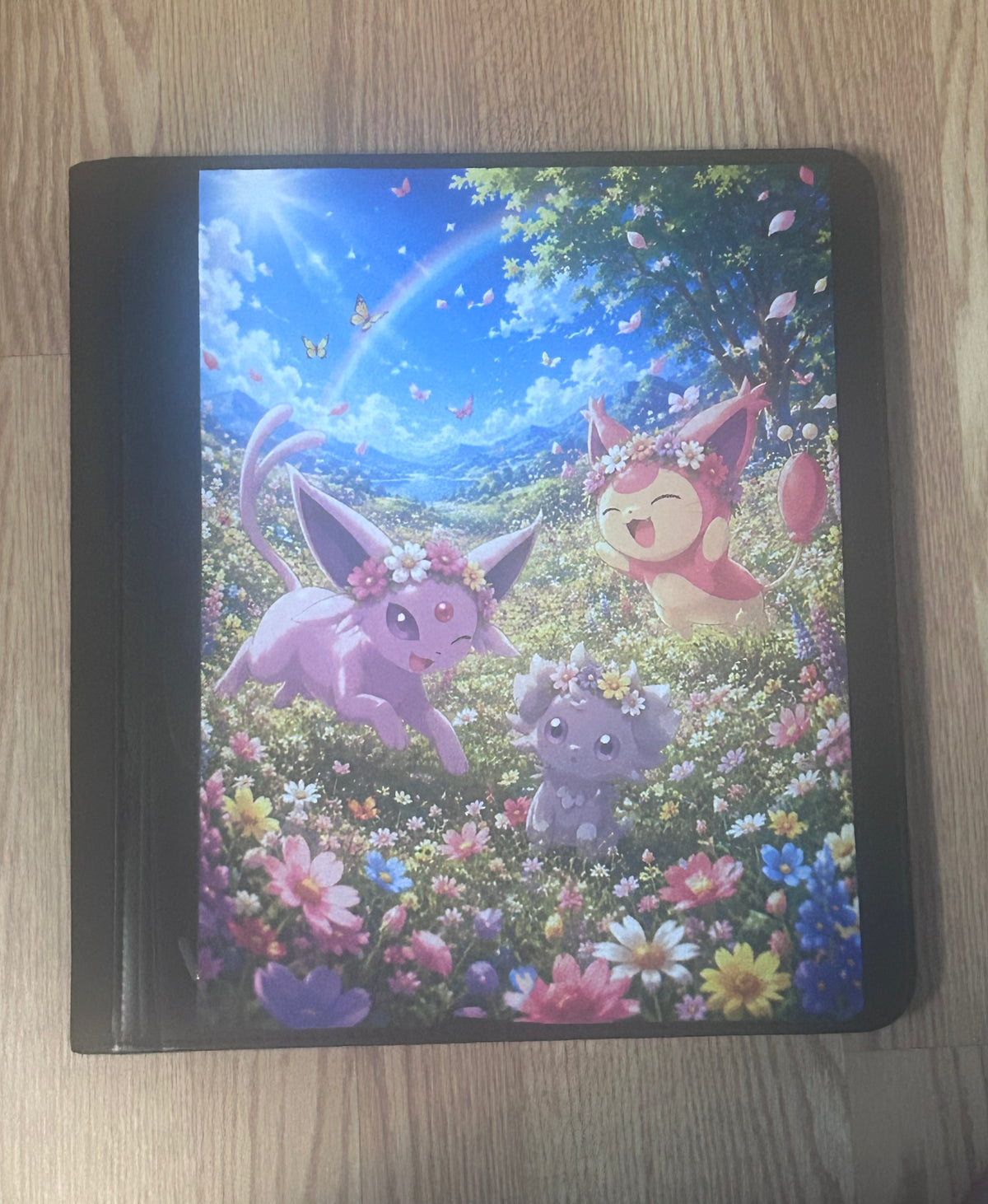 Custom Vault X “Blooming flowers” 12 pocket binder
